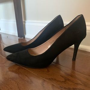Black Suede Pumps